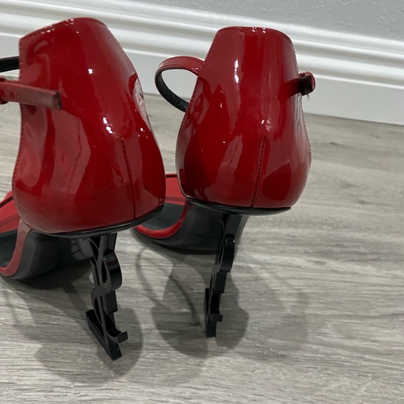 OPYUM SANDALS IN PATENT LEATHER WITH BLACK HEEL - Picture 6 of 10